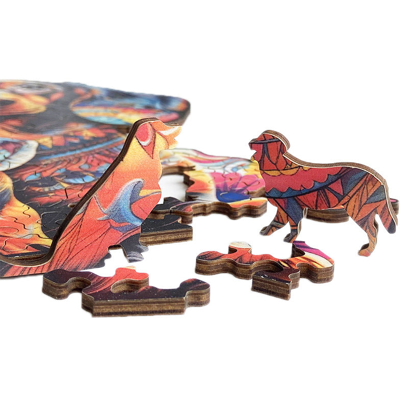 Wise Owl's Wisdom - Wooden Jigsaw Puzzle