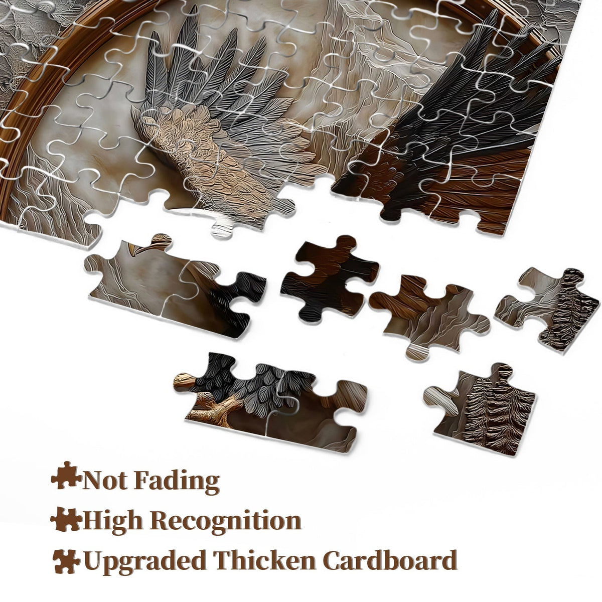 Aureate Eagle Wooden Jigsaw Puzzle 1000 Pieces