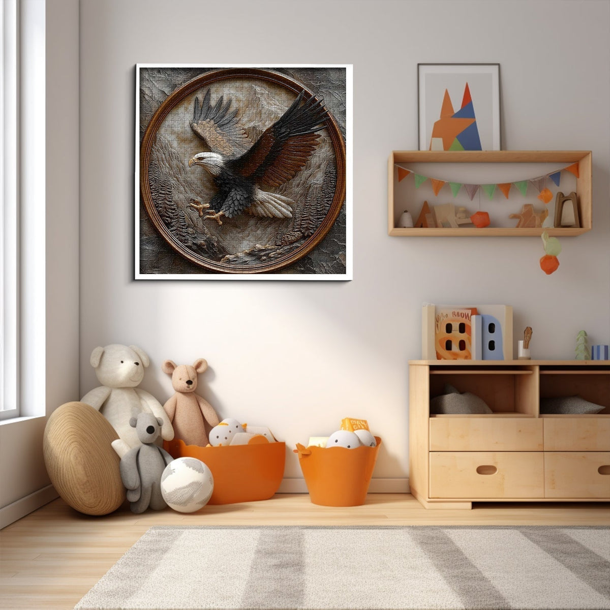 Aureate Eagle Wooden Jigsaw Puzzle 1000 Pieces