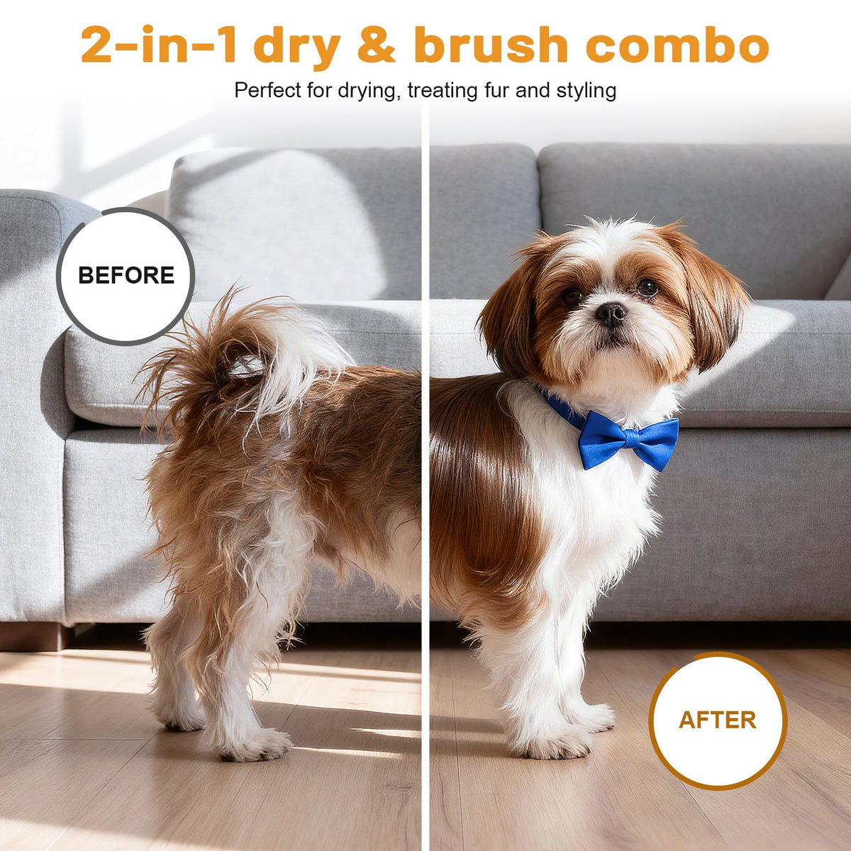 Fanyil™ 2-in-1 Pet Hair Dryer & Grooming Brush
